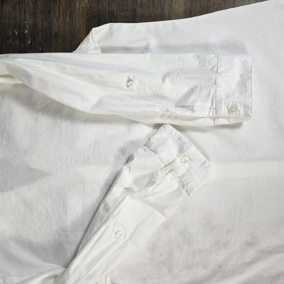 Gloria Vanderbilt Shirt Embroidered Flowers Light Weight Cotton Button Down Sz S - Picture 8 of 8